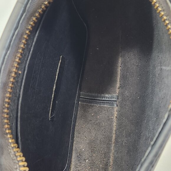 Well Loved 1970s Vintage Coach Zipper Clutch Ruff Out Bag #9458 Made in NY - Picture 7 of 12